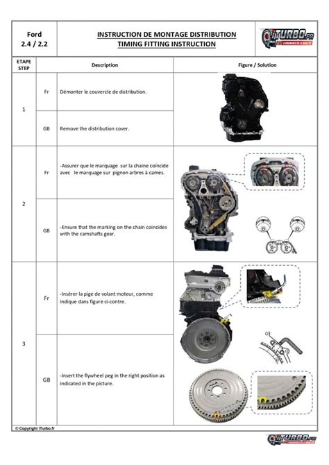 Notice de montage : moteur puma 2.2 HDI ( Boxer / 